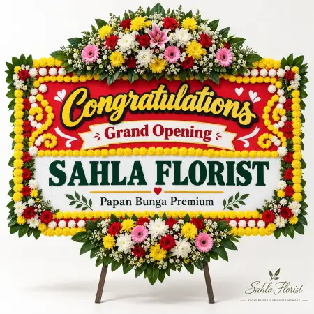 Papan Bunga Ucapan Selamat Mampang